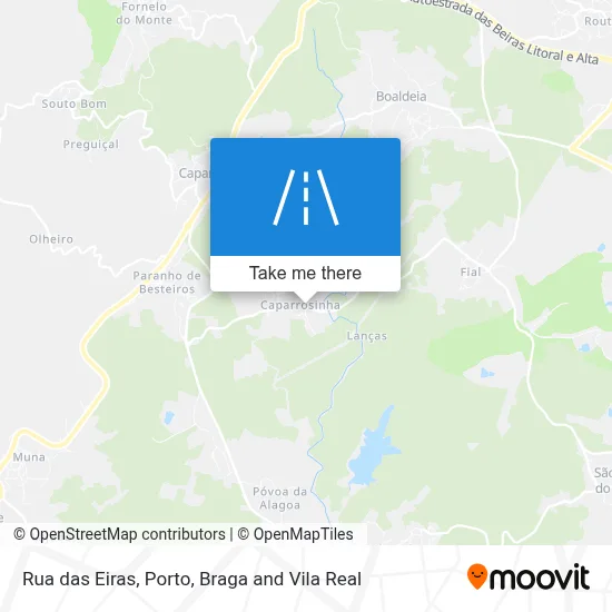 Rua das Eiras map