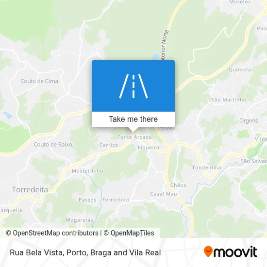 Rua Bela Vista map