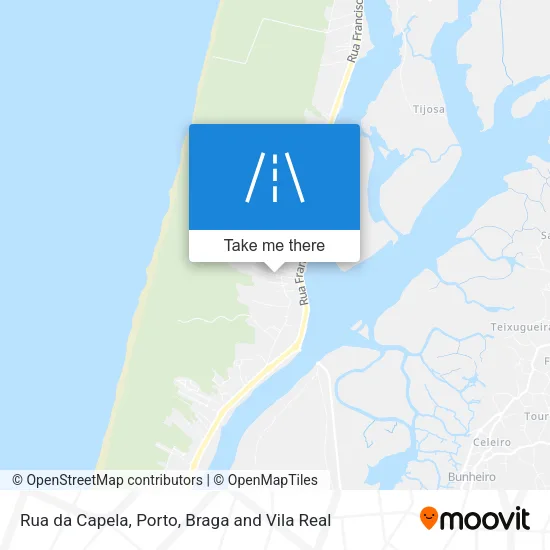 Rua da Capela map
