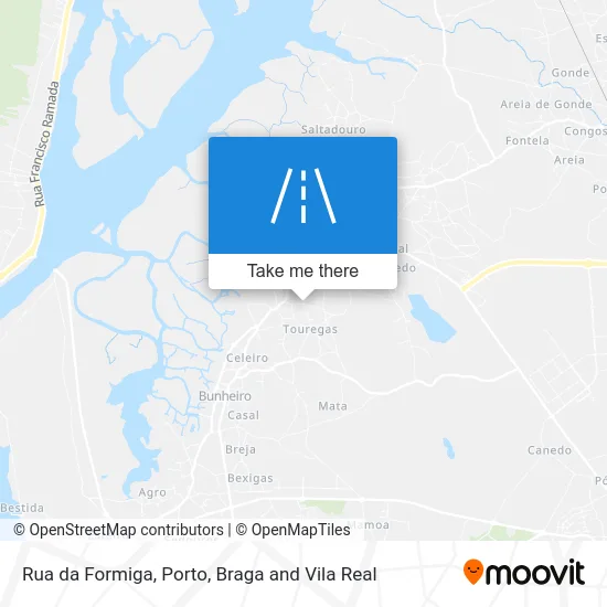 Rua da Formiga map