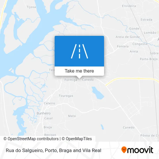 Rua do Salgueiro map