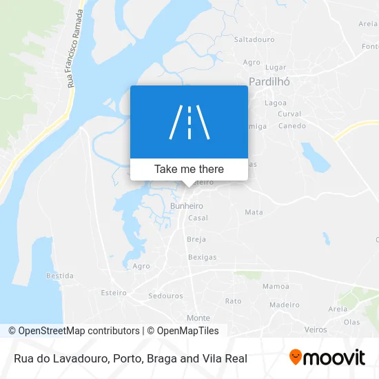 Rua do Lavadouro map