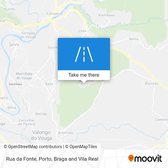 Rua da Fonte map