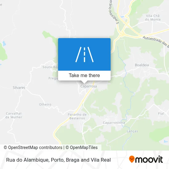 Rua do Alambique map