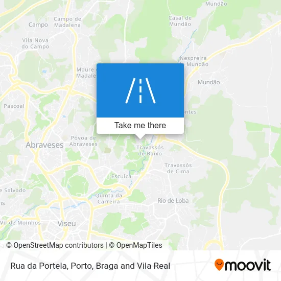 Rua da Portela map