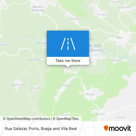 Rua Salazar map