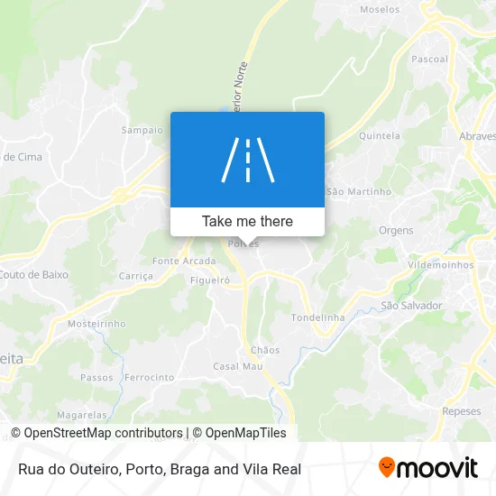 Rua do Outeiro map