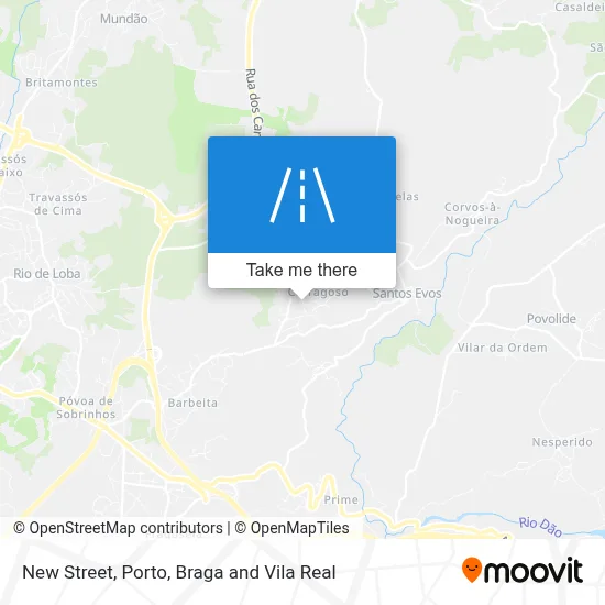 Rua Nova map