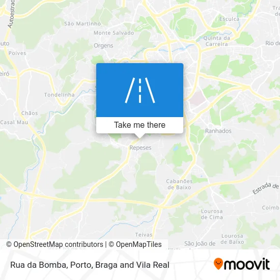 Rua da Bomba map