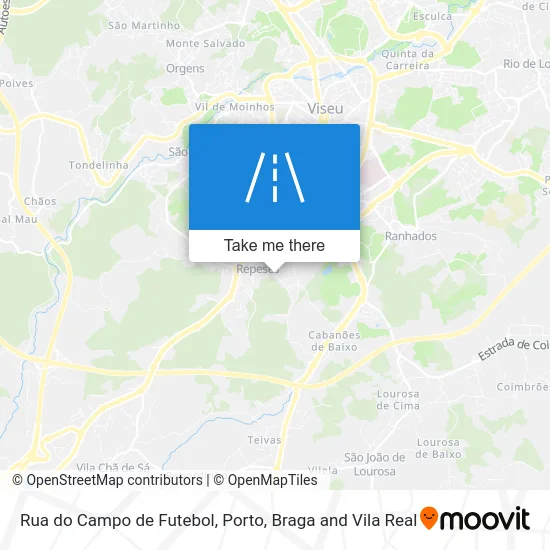 Rua do Campo de Futebol map