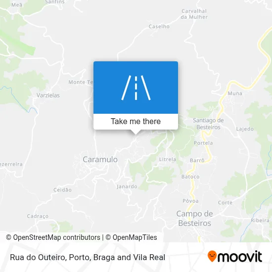 Rua do Outeiro map