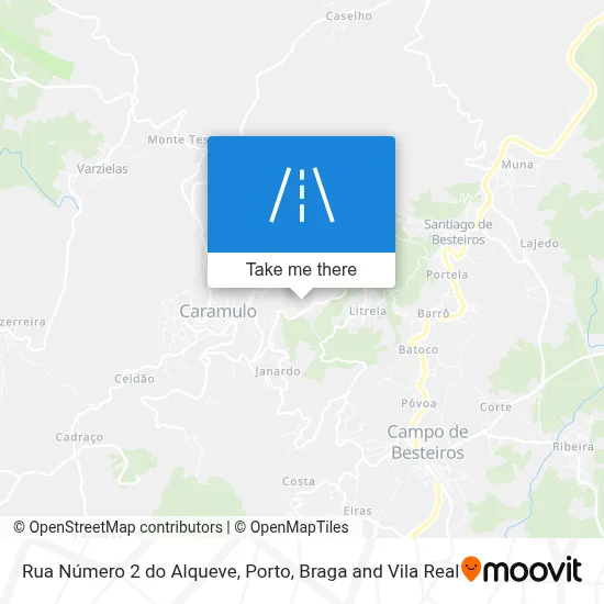 Rua Número 2 do Alqueve map