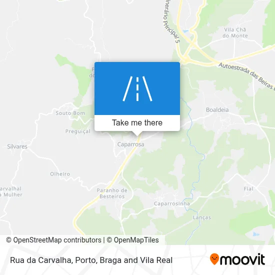 Rua da Carvalha map