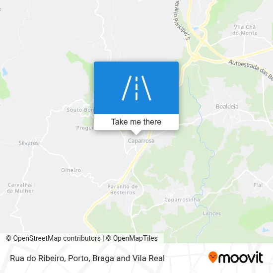 Rua do Ribeiro map