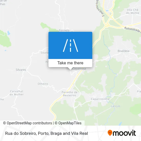 Rua do Sobreiro map
