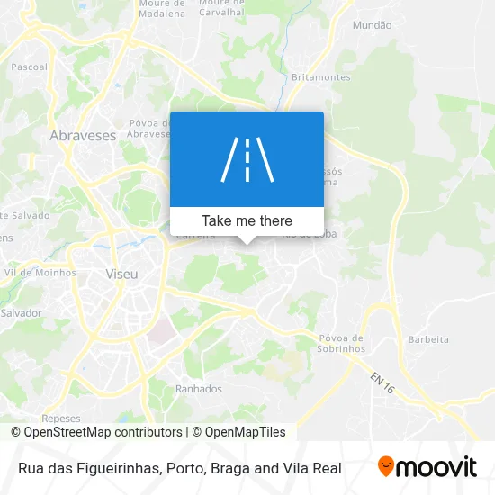 Rua das Figueirinhas map