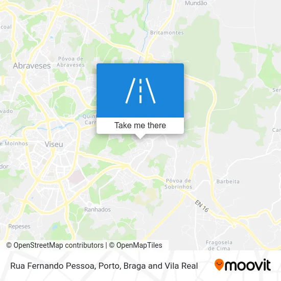Rua Fernando Pessoa map
