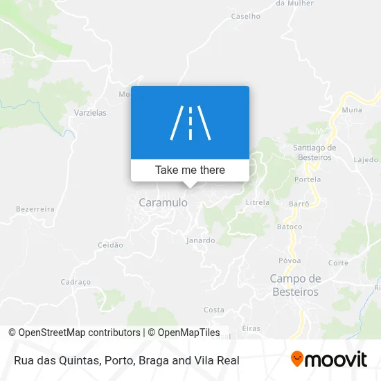 Rua das Quintas map
