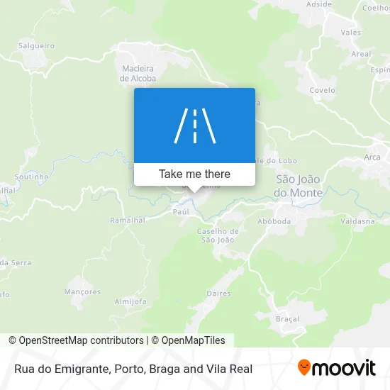 Rua do Emigrante map