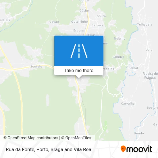 Rua da Fonte map