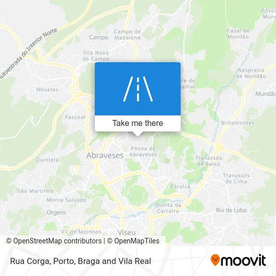 Rua Corga map