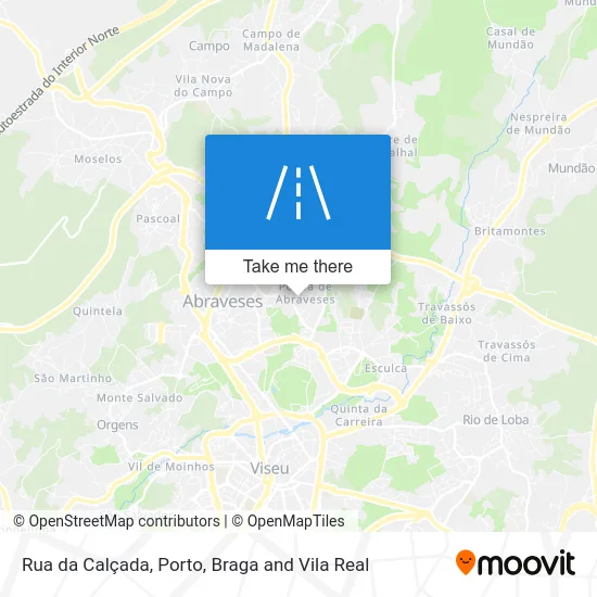 Rua da Calçada map