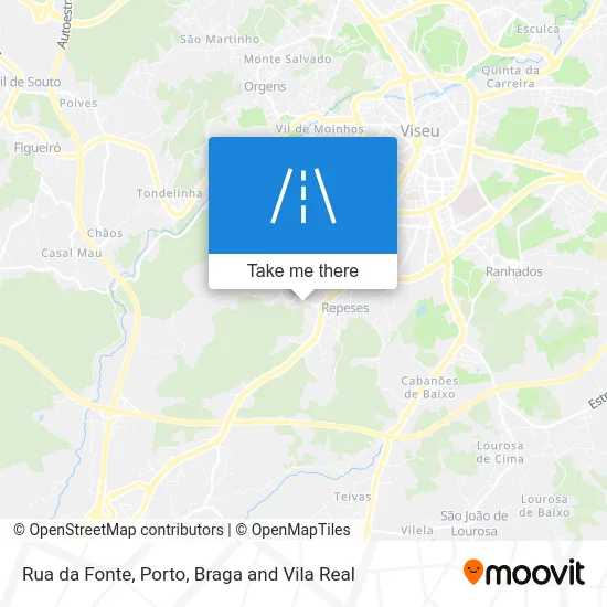 Rua da Fonte map