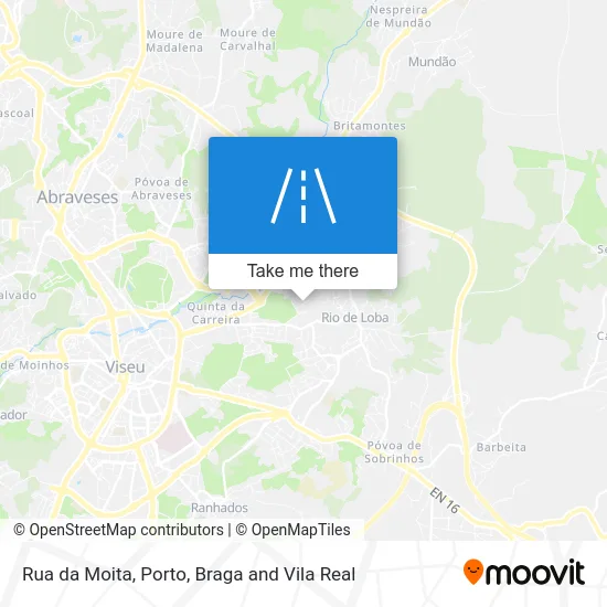 Rua da Moita map