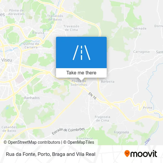 Rua da Fonte map