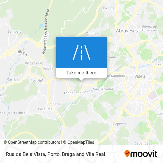 Rua da Bela Vista map