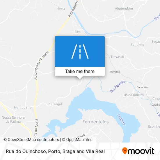 Rua do Quinchoso map