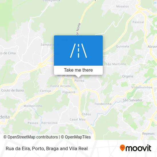 Rua da Eira map