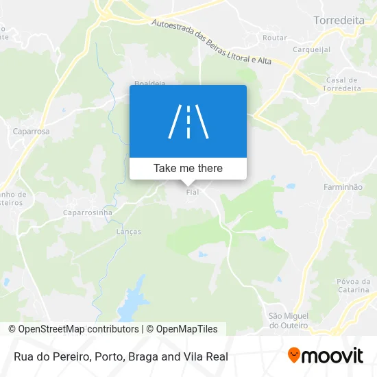 Rua do Pereiro map