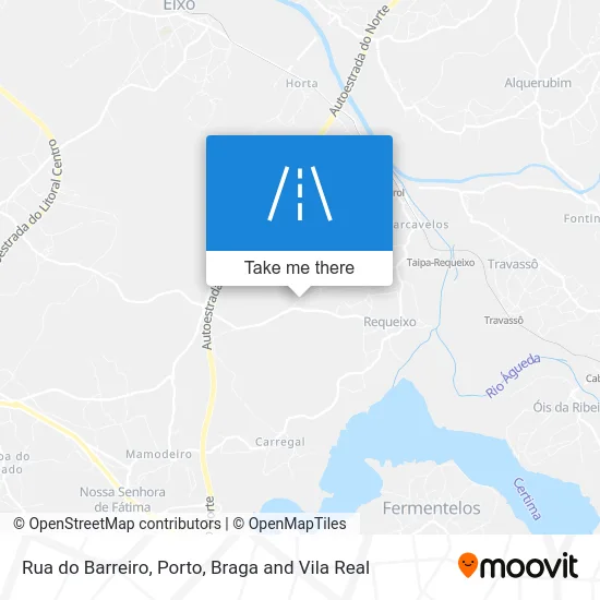 Rua do Barreiro map