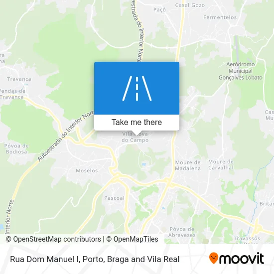 Rua Dom Manuel I map