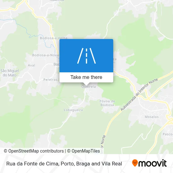 Rua da Fonte de Cima map