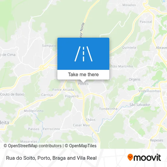Rua do Soito map