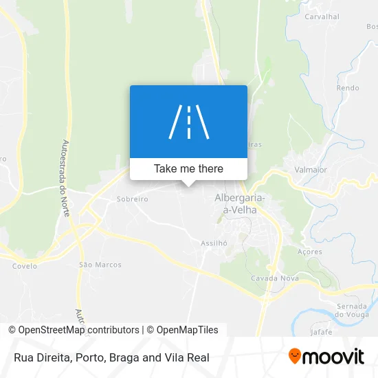 Rua Direita map