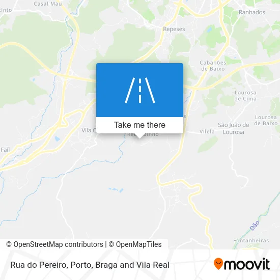 Rua do Pereiro map