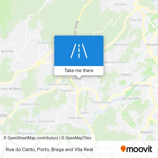 Rua do Canto map