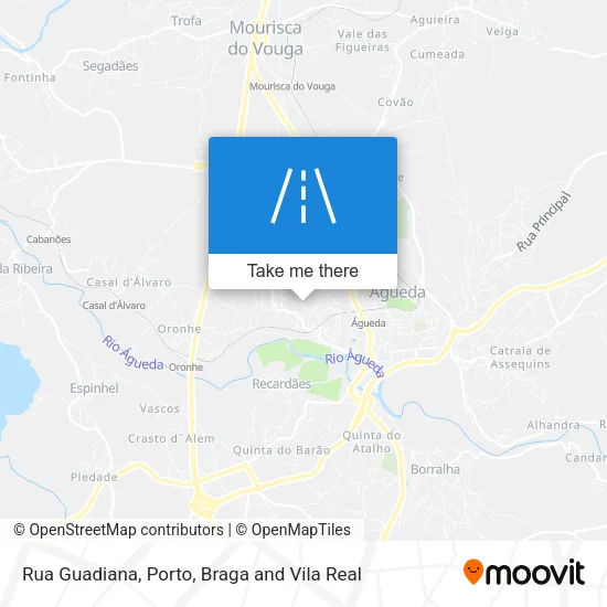 Rua Guadiana map