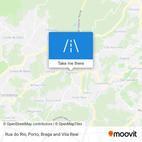 Rua do Rio map