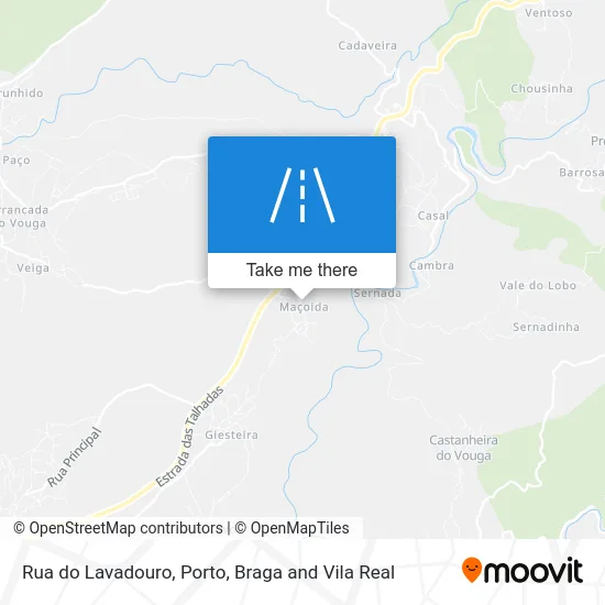 Rua do Lavadouro map
