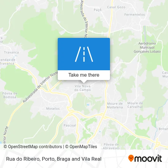 Rua do Ribeiro map