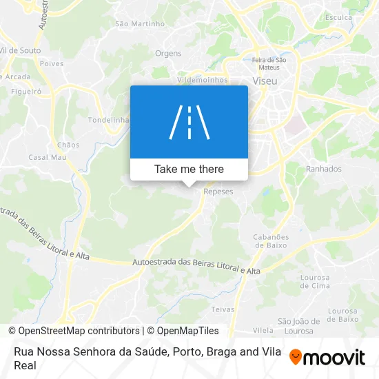 Rua Nossa Senhora da Saúde map