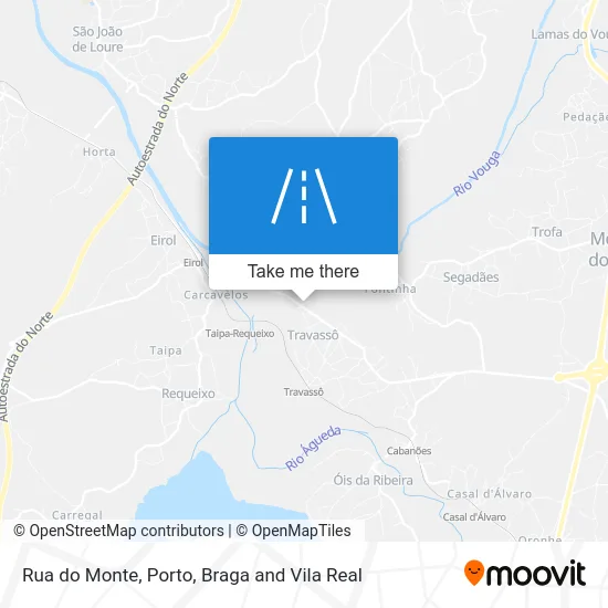 Rua do Monte map