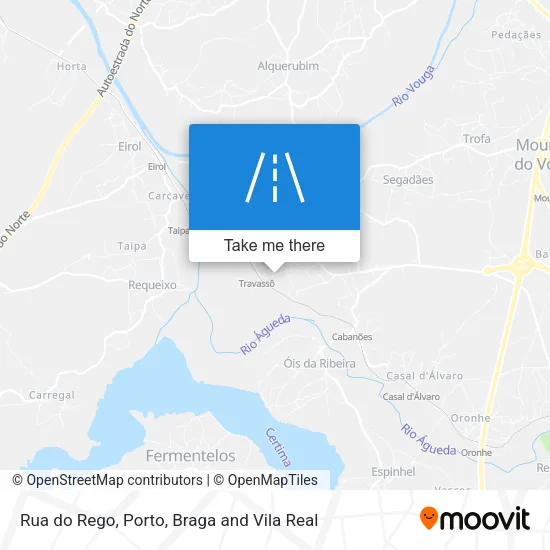 Rua do Rego map