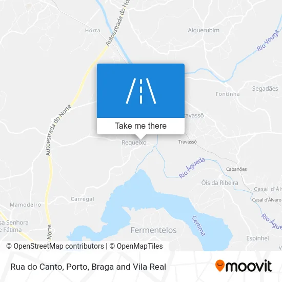 Rua do Canto map