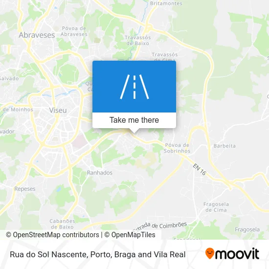 Rua do Sol Nascente map