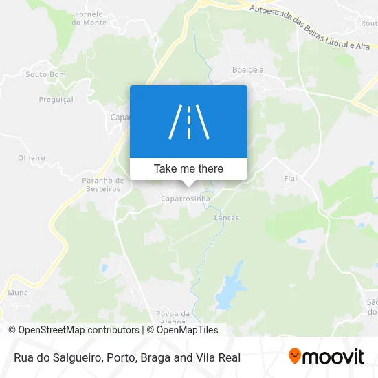 Rua do Salgueiro map